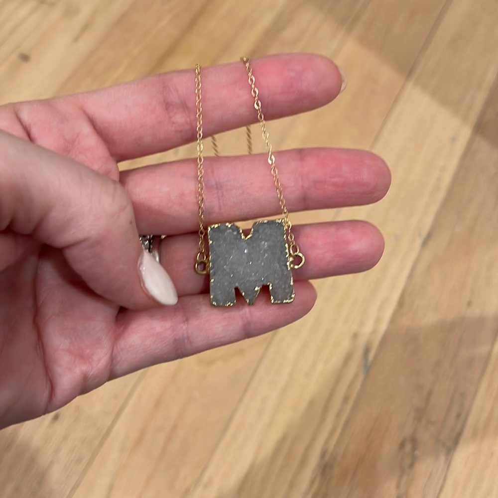 M necklace